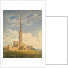 North-west view of Fonthill Abbey by Charles Wild