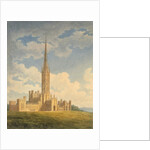 North-west view of Fonthill Abbey by Charles Wild
