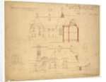 Elevations for The Red House, Bexley Heath by Philip Webb