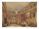 Byron's Room in Palazzo Mocenigo, Venice by English School