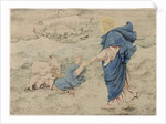 Sketch of Christ Walking on Water by Richard Dadd