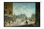 Capel Street with the Royal Exchange, Dublin, 1800 by James Malton