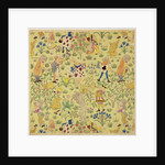 Textile design for 'Alice in Wonderland' by Charles Francis Annesley Voysey