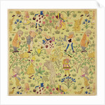 Textile design for 'Alice in Wonderland' by Charles Francis Annesley Voysey