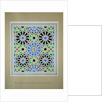 Mosaic pavement in the dressing room of the Sultana, Alhambra by James Cavanagh Murphy