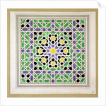 Mosaic design from the Alhambra by James Cavanagh Murphy