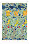Let us prey textile design by Charles Francis Annesley Voysey