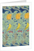 Let us prey textile design by Charles Francis Annesley Voysey