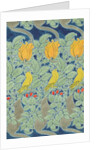 Let us prey textile design by Charles Francis Annesley Voysey