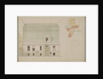 Front Elevation of House for J.A.M. Whistler Esq, Tite Street, Chelsea, 1877 by Edward William Godwin