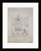 Working drawing for House and Studio for F. Miles Esq, Tite Street, Chelsea, 1878-79 by Edward William Godwin