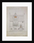 Working drawing for House and Studio for F. Miles Esq, Tite Street, Chelsea, 1878-79 by Edward William Godwin