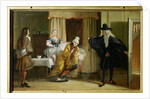 Scene from 'Le Malade Imaginaire' by Moliere by Charles Robert Leslie