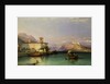 Arona and the Castle of Angera, Lake Maggiore, 1856 by George Edwards Hering