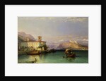 Arona and the Castle of Angera, Lake Maggiore, 1856 by George Edwards Hering