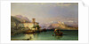 Arona and the Castle of Angera, Lake Maggiore, 1856 by George Edwards Hering