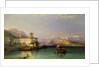 Arona and the Castle of Angera, Lake Maggiore, 1856 by George Edwards Hering