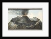Interior of the Cone of Vesuvius Before the 1767 Eruption by Pietro Fabris