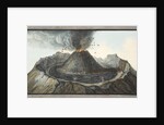 Interior of the Cone of Vesuvius Before the 1767 Eruption by Pietro Fabris