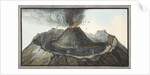 Interior of the Cone of Vesuvius Before the 1767 Eruption by Pietro Fabris