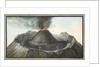 Interior of the Cone of Vesuvius Before the 1767 Eruption by Pietro Fabris