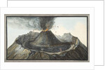 Interior of the Cone of Vesuvius Before the 1767 Eruption by Pietro Fabris