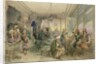 A Coffee House, Constantinople, 1854 by Amadeo Preziosi