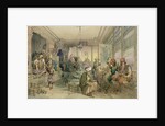 A Coffee House, Constantinople, 1854 by Amadeo Preziosi