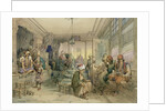 A Coffee House, Constantinople, 1854 by Amadeo Preziosi