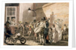 Itinerant Musicians playing in a poor part of town by Paul Sandby