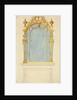 Design for a giltwood mirror, c.1765-70 by Thomas Chippendale