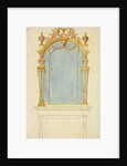 Design for a giltwood mirror, c.1765-70 by Thomas Chippendale