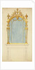 Design for a giltwood mirror, c.1765-70 by Thomas Chippendale