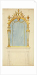 Design for a giltwood mirror, c.1765-70 by Thomas Chippendale
