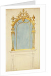 Design for a giltwood mirror, c.1765-70 by Thomas Chippendale