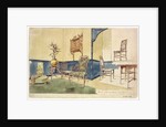 Anglo Japanese style furniture designs by Edward William Godwin c.1860 by English School