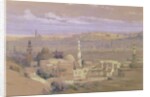 Cairo from the Gate of Citizenib, looking towards the Desert of Suez by David Roberts