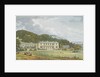South front with west front in perspective by Humphry Repton