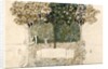 Trees in an orchard, tapestry design for Morris and Co. by John Henry Dearle