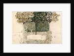 Trees in an orchard, tapestry design for Morris and Co. by John Henry Dearle