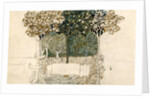 Trees in an orchard, tapestry design for Morris and Co. by John Henry Dearle