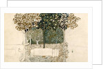 Trees in an orchard, tapestry design for Morris and Co. by John Henry Dearle