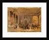 Interior of a Turkish Caffinet, Constantinople, 1838 by Thomas Allom