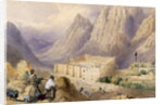 The Convent of St. Catherine, Mount Sinai by William Henry Bartlett