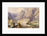 The Convent of St. Catherine, Mount Sinai by William Henry Bartlett