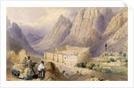 The Convent of St. Catherine, Mount Sinai by William Henry Bartlett