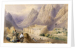 The Convent of St. Catherine, Mount Sinai by William Henry Bartlett