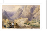 The Convent of St. Catherine, Mount Sinai by William Henry Bartlett