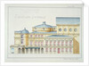 Lateral Elevation of a Theatre by H. Monnot