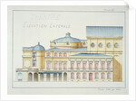 Lateral Elevation of a Theatre by H. Monnot